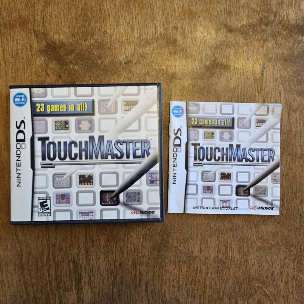 CASE & MANUAL ONLY -TouchMaster Nintendo DS (NO GAME)